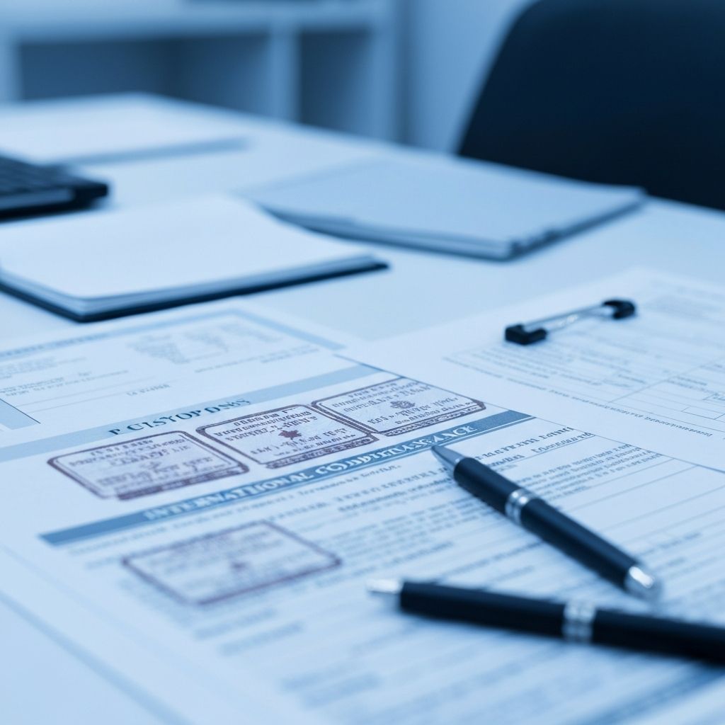 Documentos de aduana y trámites